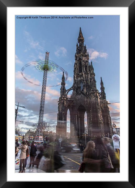 Edinburgh   Framed Mounted Print by Keith Thorburn EFIAP/b