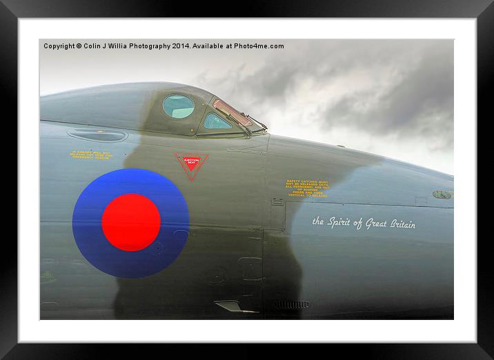  The Spirit Of Great Britain 2 - Farnborough 2014 Framed Mounted Print by Colin Williams Photography