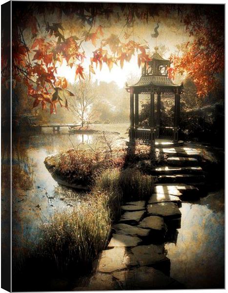  Pathway to peace Canvas Print by Chris Manfield