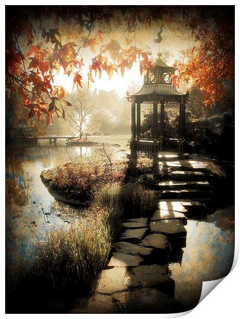  Pathway to peace Print by Chris Manfield