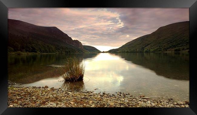  By the still waters Framed Print by Chris Manfield