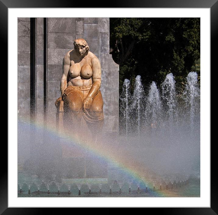  The Rainbow Framed Mounted Print by Geoff Storey