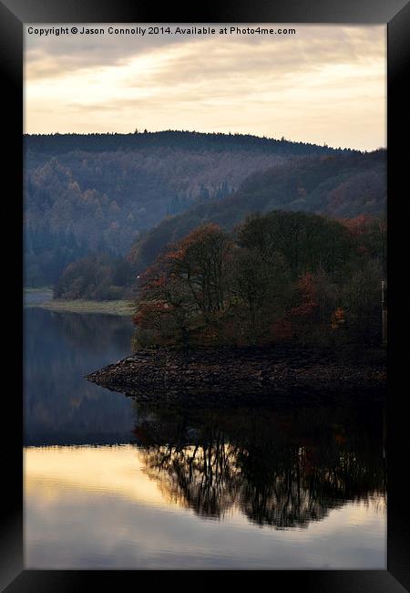  Ladybower Reflections Framed Print by Jason Connolly