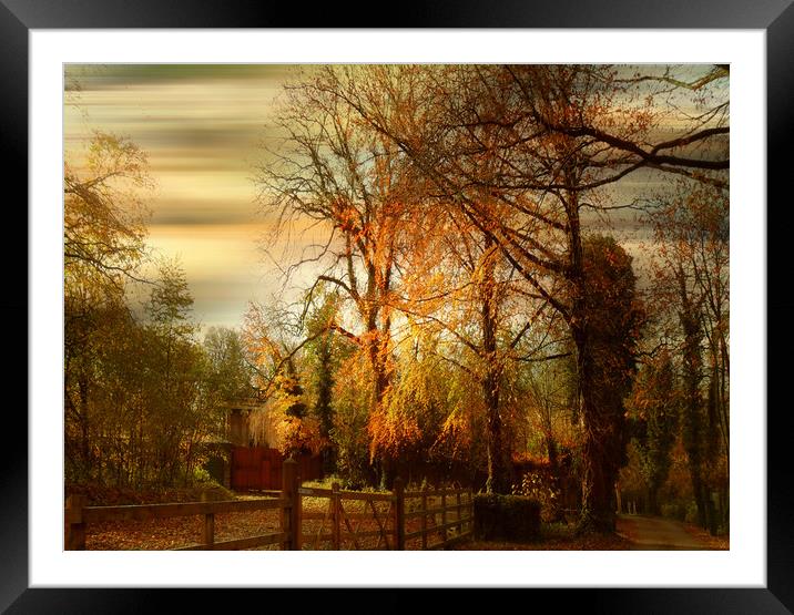  Lodge End. Framed Mounted Print by Heather Goodwin
