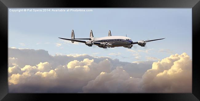  Super Constellation - End of an Era Framed Print by Pat Speirs