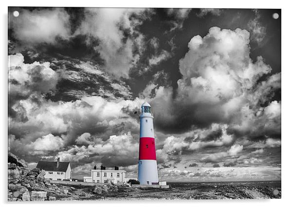  Lighthouse.  Acrylic by Mark Godden