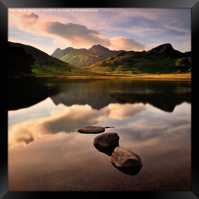 Great Langdale Framed Print by Galane J. Luo
