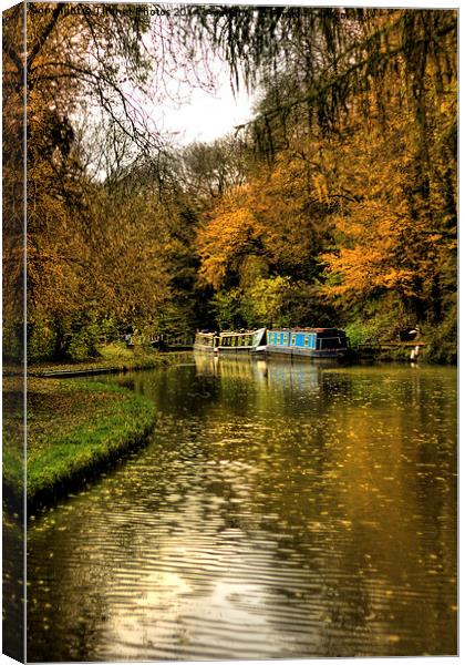  Golden canal Canvas Print by Thanet Photos