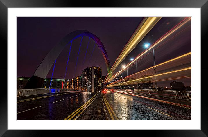  Clyde Arc Framed Mounted Print by Sam Smith