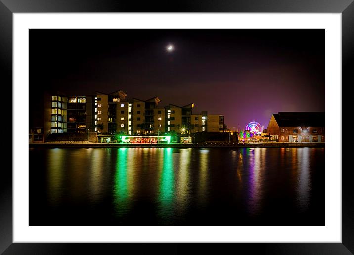  Colours of the Night Framed Mounted Print by Purple OneTwoEight