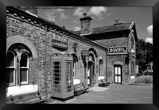  Hadlow Road Station, Wirral Framed Print by Frank Irwin