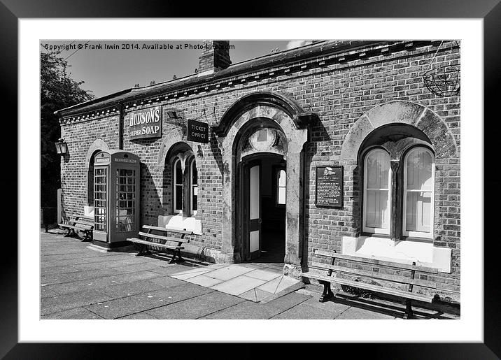 Hadlow Road Station, Wirral    Framed Mounted Print by Frank Irwin