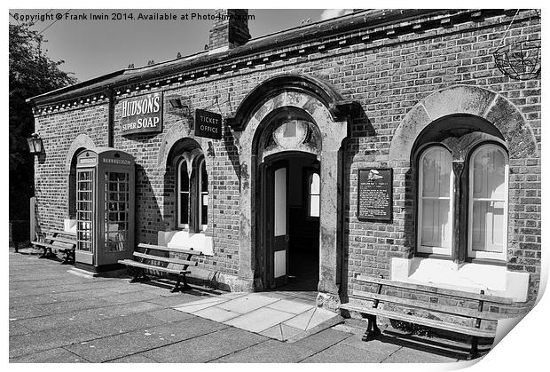 Hadlow Road Station, Wirral    Print by Frank Irwin