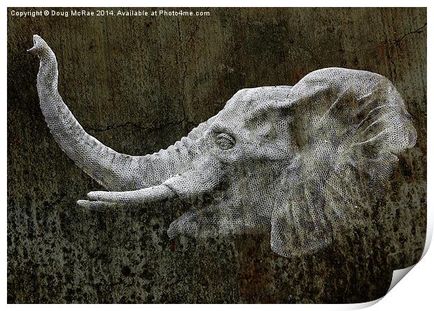  elephant Print by Doug McRae
