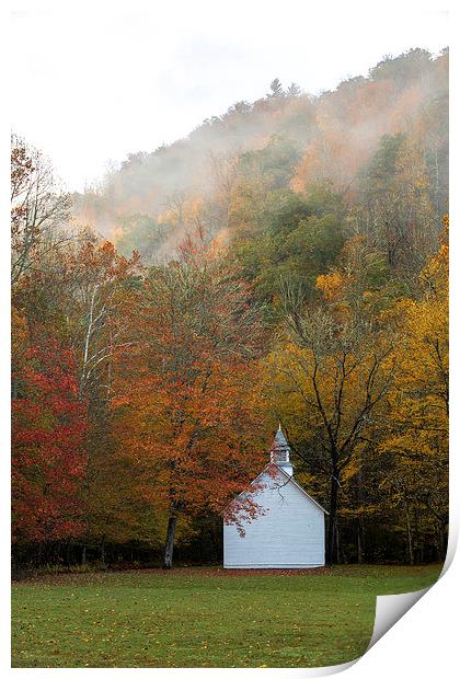  Country Church Print by Timothy Bell
