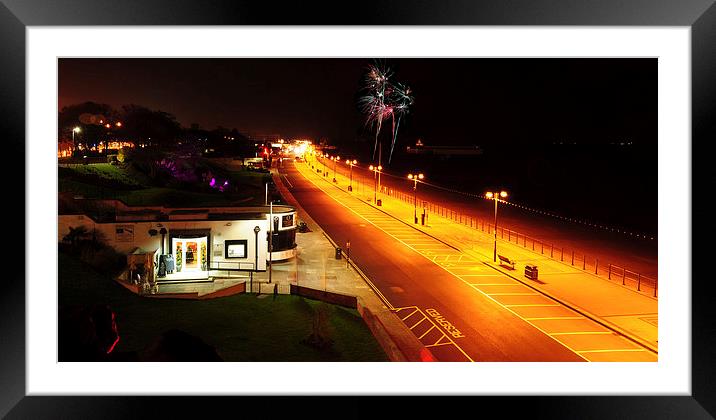 Cleethorpes Seafront at Night  Framed Mounted Print by Jon Fixter