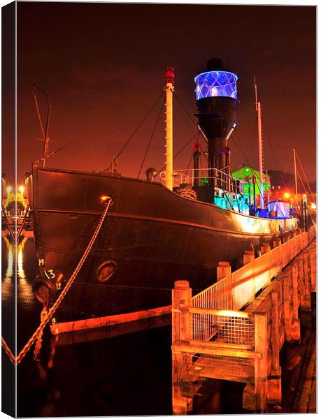  The Lightship Canvas Print by Jon Fixter