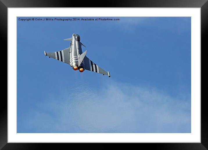  Eurofighter Typhoon - Into The Sky  Framed Mounted Print by Colin Williams Photography