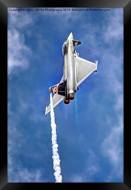   Eurofighter Typhoon - Venting ! Framed Print by Colin Williams Photography