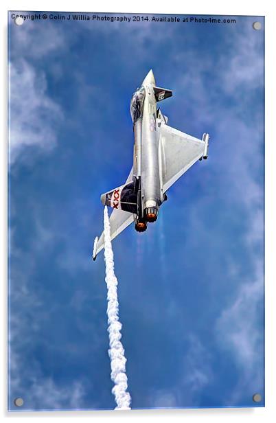   Eurofighter Typhoon - Venting ! Acrylic by Colin Williams Photography