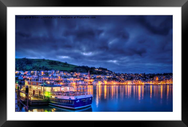 Dartmouth Harbour Framed Mounted Print by Simon Litchfield