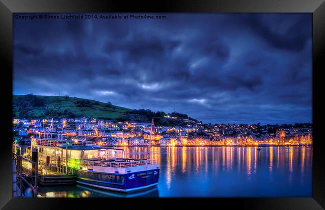 Dartmouth Harbour Framed Print by Simon Litchfield