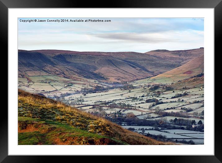  Vale Of Edale Framed Mounted Print by Jason Connolly
