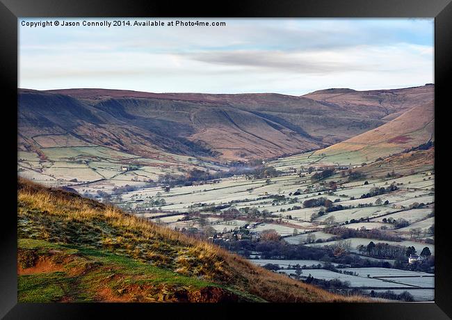  Vale Of Edale Framed Print by Jason Connolly