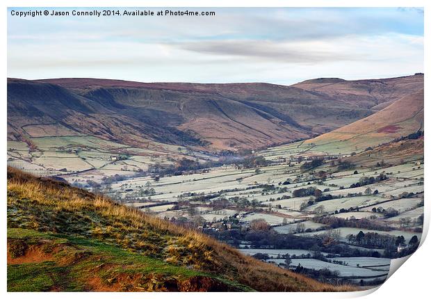  Vale Of Edale Print by Jason Connolly