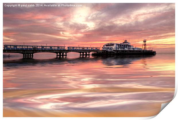  Bournemouth pier. Print by paul cobb