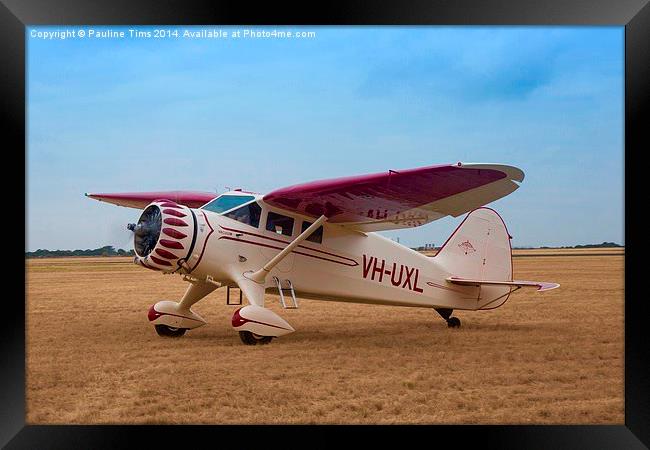  Stinson VH UXL Framed Print by Pauline Tims