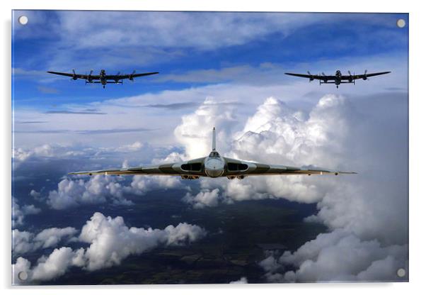  Avro sisters formation Acrylic by Oxon Images