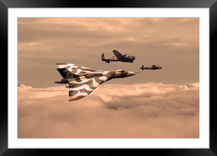 Lancasters For Company  Framed Mounted Print by J Biggadike