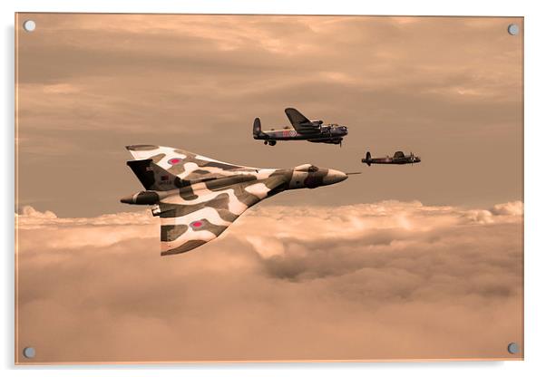 Lancasters For Company  Acrylic by J Biggadike
