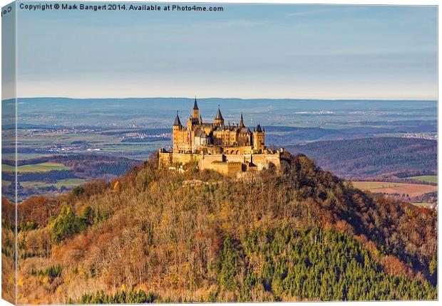Burg Hohenzollern Castle, South Germany Canvas Print by Mark Bangert