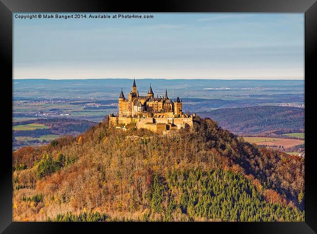 Burg Hohenzollern Castle, South Germany Framed Print by Mark Bangert