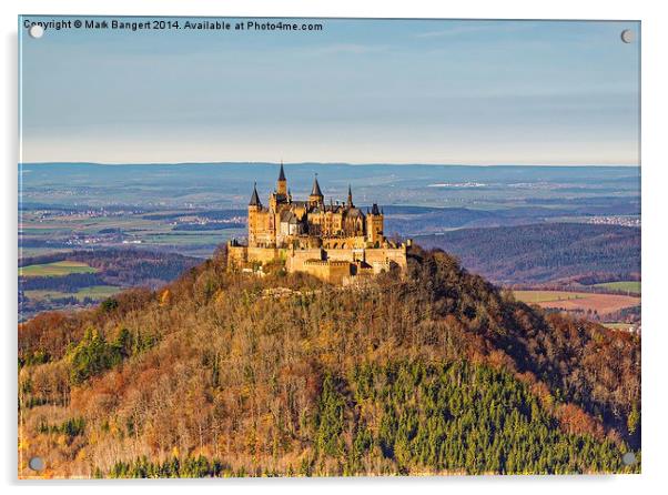 Burg Hohenzollern Castle, South Germany Acrylic by Mark Bangert