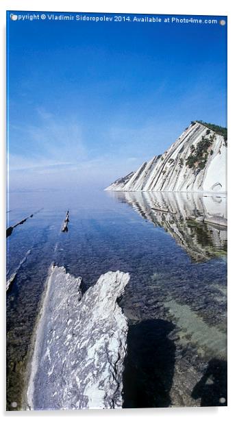 Black sea coast  Acrylic by Vladimir Sidoropolev