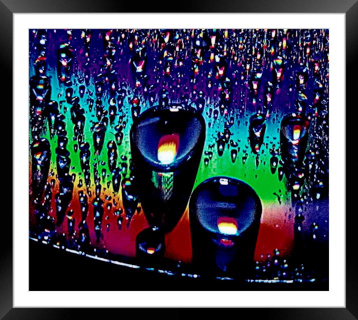  light music   Framed Mounted Print by dale rys (LP)