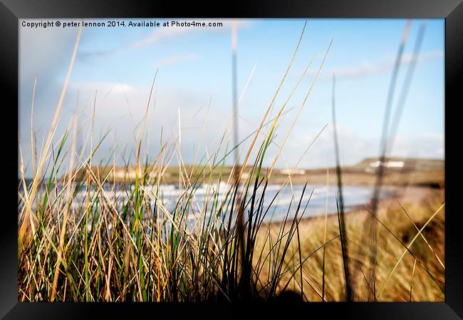  Simply Runkerry Framed Print by Peter Lennon