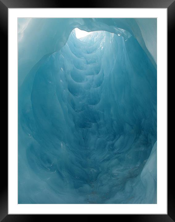 Glacial Formation Framed Mounted Print by Lisa Tayler