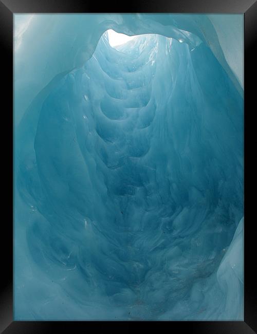 Glacial Formation Framed Print by Lisa Tayler