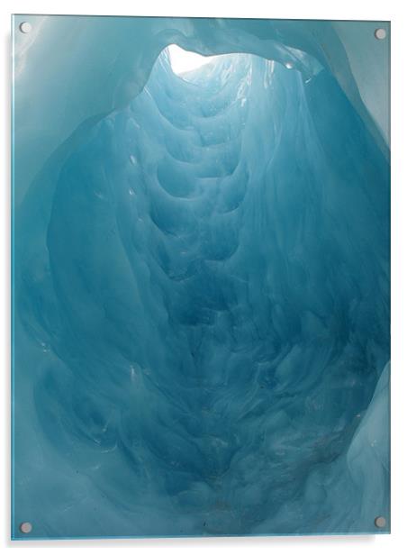 Glacial Formation Acrylic by Lisa Tayler