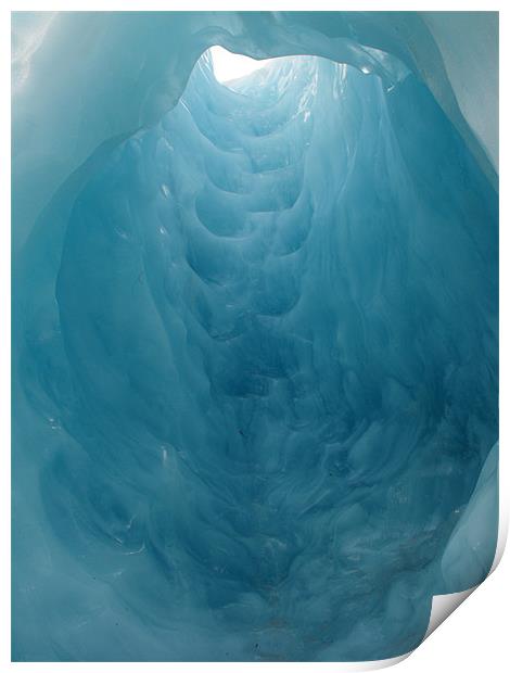Glacial Formation Print by Lisa Tayler