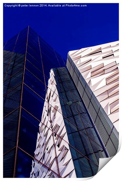  Converging Reflections Print by Peter Lennon
