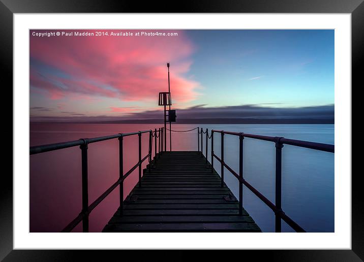 Pink or blue? Framed Mounted Print by Paul Madden