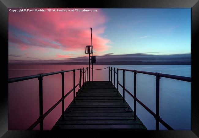Pink or blue? Framed Print by Paul Madden
