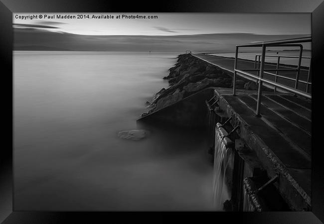 West Kirby long exposure Framed Print by Paul Madden