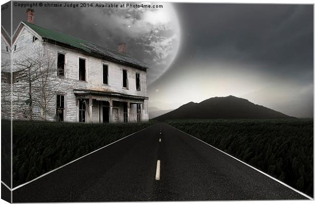 the derelict  house Canvas Print by Heaven's Gift xxx68