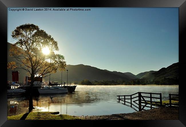  ' Early Morning Ullswater ' Framed Print by David Lawton